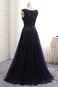Abito mamma sposa Pizzo Overlay a linea Senza Maniche Cerniera Tulle - Pagina 2