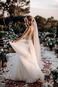 Abito da sposa A Terra eleganza Cerniera Tulle Profondo V-scollo Naturale - Pagina 4