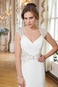 Abito da sposa Chiffon maniche ad aletta Gonna lunga bordo tornito - Pagina 3