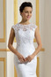 Abito da sposa Primavera Bassa Pizzo Overlay all'aperto decorato Super Satin - Pagina 4