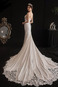 Abito da sposa Sirena Estate Festoni Eleganti Lungo Spaghetti spalline - Pagina 2