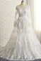 Abito da sposa Formale Chiesa Schiena Nuda Rosette Ornamento Pizzo francese - Pagina 1