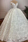 Abito da sposa Cerniera Raso Lace Coperta Applique Lusso Spiaggia - Pagina 1