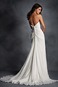 Abito da sposa Schiena Nuda Tubino Naturale Chiffon Senza Maniche - Pagina 2