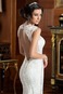 Abito da sposa V-Scollo Lungo eleganza Schiena Nuda Cappellini Primavera - Pagina 4