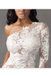 Abito da sposa Sirena Maniche Lunghe Pizzo Petite Lace Coperta Sexy - Pagina 2