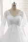 Abito da sposa Tulle Mezza Coperta Chiesa Queen Anne Festoni Illusione maniche - Pagina 4