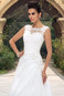 Abito da sposa Naturale Cappella treno stravagante Pieghe Corpetto - Pagina 4