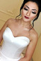 Abito da sposa collo Sweetheart Allacciato Chiesa Naturale Autunno - Pagina 3