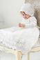 Abito cerimonia bambina Maniche Lunghe Lace Coperta Estate Naturale in pizzo - Pagina 6