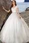 Abito da sposa Ball Gown Chiesa inobtrusive V-Scollo Applique Allacciato - Pagina 1