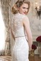 Abito da sposa Maniche Corte A-Line Shiena Sheer Applique Primavera - Pagina 6