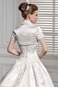 Abito da sposa Bendaggio Ball Gown Bassa Raso Gonna lunga Maniche Corte - Pagina 6