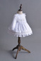 Abito cerimonia bambina Cerniera Applique A-Line Naturale Raso T luce - Pagina 5