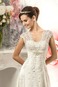 Abito da sposa Pizzo Maniche Corte abbondante maniche ad aletta V-Scollo - Pagina 2