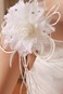 Abito da sposa Naturale Un Fiore Strap Lungo Primavera Raso Senza Maniche - Pagina 5