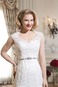 Abito da sposa Maniche Corte A-Line Shiena Sheer Applique Primavera - Pagina 5