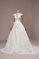 Abito da sposa V-Scollo Profondo V-scollo Raso Perline Senza Maniche - Pagina 1