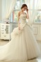 Abiti da sposa pickups senza spalline Organza ambra Naturale A-Line - Pagina 3