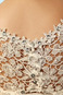 Abito da sposa in pizzo A-Line Spiaggia Lace Coperta A Terra Allacciato - Pagina 4