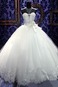 Abito da sposa Lungo Allacciato Perline Ballgown Belle Eleganti Senza Maniche - Pagina 1