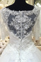 Abito da sposa Chiesa Shiena Sheer Raso Quanto Maniche a 3/4 A-Line - Pagina 4