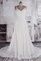 Abito da sposa Avorio Lunga Festoni Estate Reale vita alta Mezza Coperta - Pagina 1