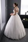 Abito da sposa Applique Allacciato Ball Gown Lungo Bateau Tulle - Pagina 2