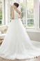 Abito da sposa Cinghia in rilievo Ball Gown monospalla Cristino Maniche Corte - Pagina 2