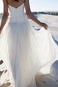 Abito da sposa Estate senza spalline Schiena Nuda A-Line Chiffon Lungo - Pagina 2