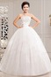 Abito da sposa Primavera Chiesa Basque Vita senza spalline Lungo Ball Gown - Pagina 1