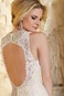 Abito da sposa Applique All Aperto V-Scollo Lungo Pizzo Naturale - Pagina 4