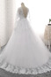 Abito da sposa Tulle Mezza Coperta Chiesa Queen Anne Festoni Illusione maniche - Pagina 3