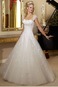 Abito da sposa Primavera Tulle Lungo Queen Anne collo Maniche Corte - Pagina 1