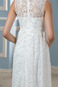 Abito da sposa Pizzo A Terra Spiaggia XL Impero Bateau - Pagina 4