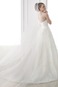 Abito da sposa A-Line Shiena Sheer Naturale Perline Con Velo Senza Maniche - Pagina 2