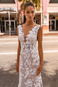 Abito da sposa Pizzo Naturale Senza Maniche Schiena Nuda Petite abbondante - Pagina 3