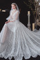 Abito da sposa Profondo V-scollo Vedere Tipo standard Bottone Estate - Pagina 5