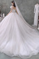 Abito da sposa Inverno Naturale Formale Bendaggio Tondo A-Line - Pagina 2