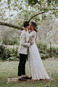 Abito da sposa Naturale all'aperto V-Scollo Estate Maniche Lunghe - Pagina 4