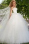 Abito da sposa Con Velo Lungo Primavera Formale Bassa collo Sweetheart - Pagina 2