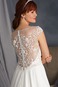 Abito da sposa A-Line decorato Naturale Applique Gonna lunga inobtrusive - Pagina 4