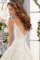 Abito da sposa Pizzo Spaghetti spalline Applique Super Lungo Cerniera - Pagina 4