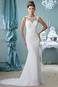 Abito da sposa Sirena sarsenet Applique Shiena Sheer Naturale Bateau - Pagina 1