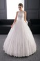 Abito da sposa Applique Allacciato Ball Gown Lungo Bateau Tulle - Pagina 1