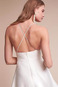 Abito da sposa Corpo a rettangolo A-Line Raso Sotto Ginocchio Schiena Nuda - Pagina 4
