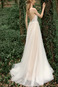 Abito da sposa Spiaggia Spaghetti spalline Caduta Naturale Shiena Sheer - Pagina 2