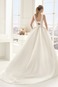 Abito da sposa Raso Senza Maniche Bateau Lungo Naturale Primavera - Pagina 2
