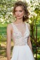 Abiti da sposa sexi Senza Maniche Primavera Spiaggia Applique Naturale - Pagina 3