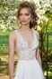 Abiti da sposa sexi Senza Maniche Primavera Spiaggia Applique Naturale - Pagina 3